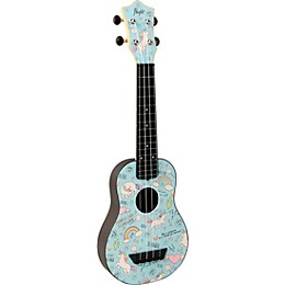 Flight TUS-40 Travel Soprano Ukulele Unicorn