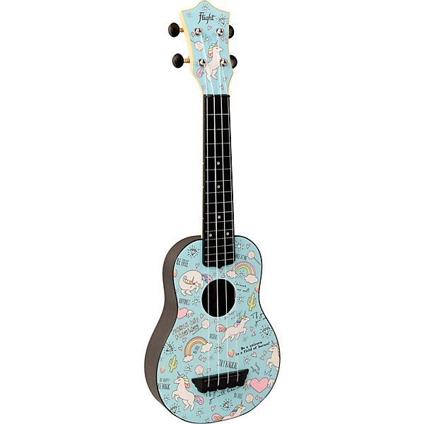 Flight TUS-40 Travel Soprano Ukulele Unicorn