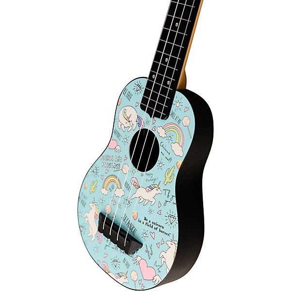 Flight TUS-40 Travel Soprano Ukulele Unicorn