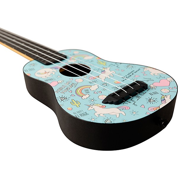 Flight TUS-40 Travel Soprano Ukulele Unicorn