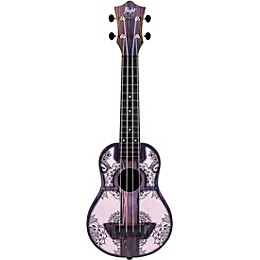 Flight TUS-40 Travel Soprano Ukulele Mandala Wood