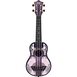 Flight TUS-40 Travel Soprano Ukulele Mandala Wood
