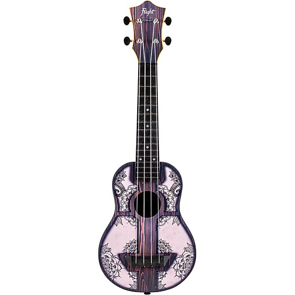Flight TUS-40 Travel Soprano Ukulele Mandala Wood