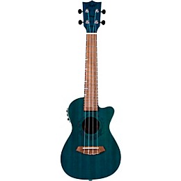 Flight DUC-380 Concert Acoustic-Electric Ukulele Topaz