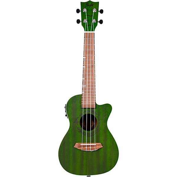 Flight DUC-380 Concert Acoustic-Electric Ukulele Jade