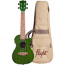 Flight DUC-380 Concert Acoustic-Electric Ukulele Jade