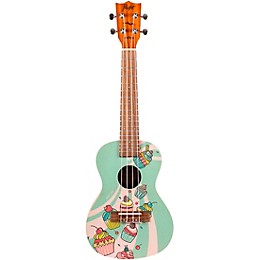 Flight AUC-33 Concert Ukulele Cupcake