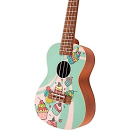 Flight AUC-33 Concert Ukulele Cupcake