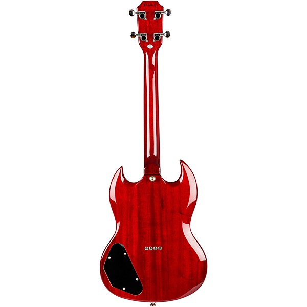 Flight Pioneer Solid Body Electric Ukulele Cherry Red