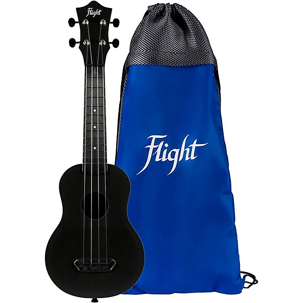 Flight UTS-35 Ultra Travel Soprano Ukulele Ink Black