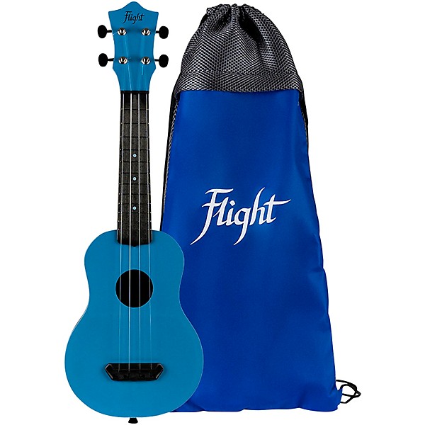 Flight UTS-35 Ultra Travel Soprano Ukulele Lake Blue