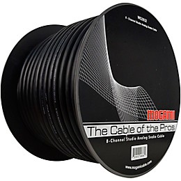 Mogami WG2932 Bulk 8PR Multipair Snake Cable 50 ft. Black