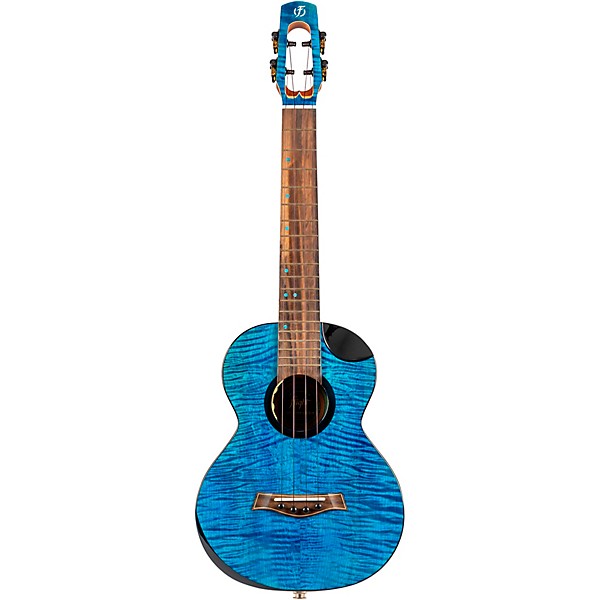 Flight Comet Tenor Acoustic-Electric Ukulele Blue