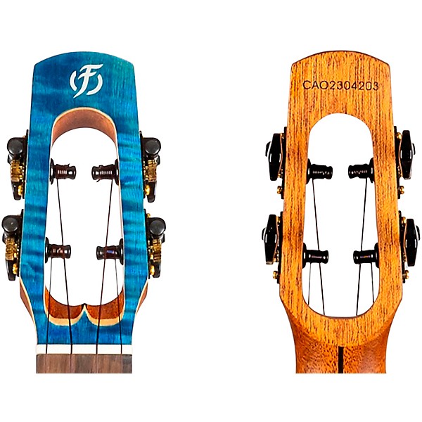 Flight Comet Tenor Acoustic-Electric Ukulele Blue