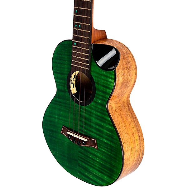 Flight Comet Tenor Acoustic-Electric Ukulele Green
