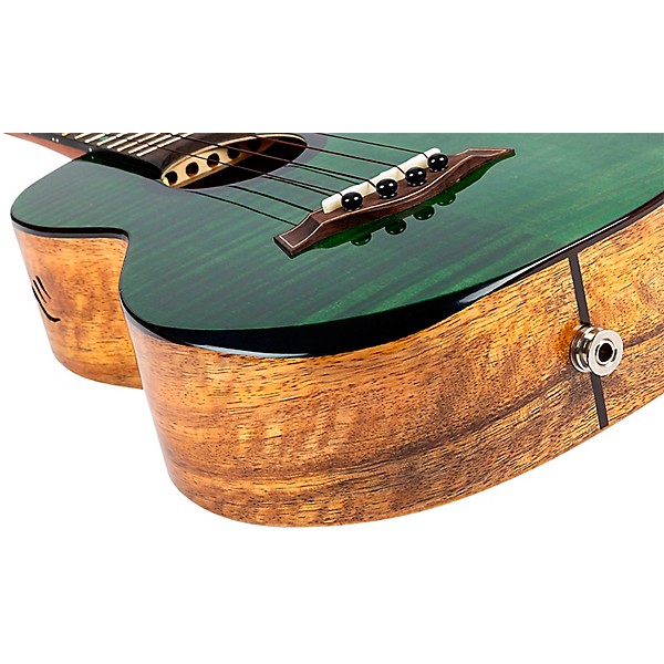 Flight Comet Tenor Acoustic-Electric Ukulele Green