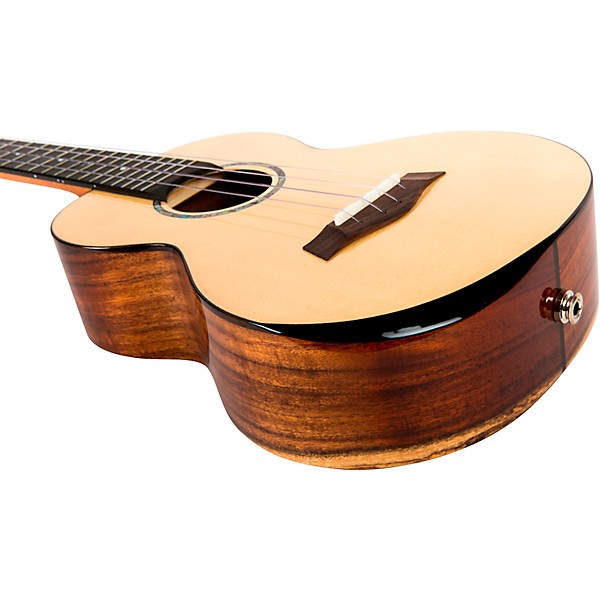 Flight Voyager Tenor Acoustic-Electric Ukulele Natural