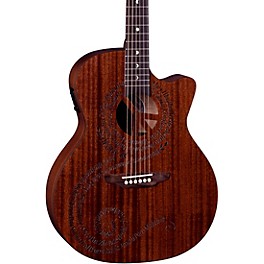 Luna Gypsy Maluhia Grand Concert Acoustic-Electric Guitar Natural