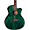 Luna Gypsy Eucalyptus Grand Concert Acoustic-Elect... Luna Gypsy Eucalyptus Grand Concert Acoustic-Electric Guitar Trans Teal