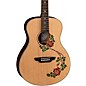 Luna Oracle Rose Folk Acoustic-Electric Guitar Natural thumbnail