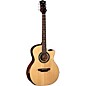 Luna Vineyard Grand Auditorium Acoustic-Electric Guitar Natural