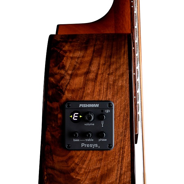 Luna Vineyard Folk Acoustic-Electric Guitar Natural