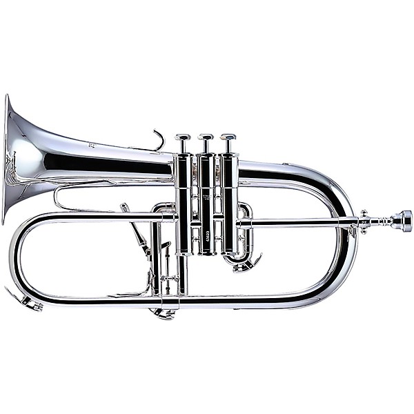 Schilke 1040 FL Custom Series Bb Flugelhorn with Rose Brass Bell Silver plated