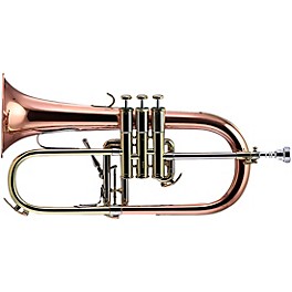 Schilke 1040 FL Custom Series Bb Flugelhorn with Rose Brass Bell Raw Brass