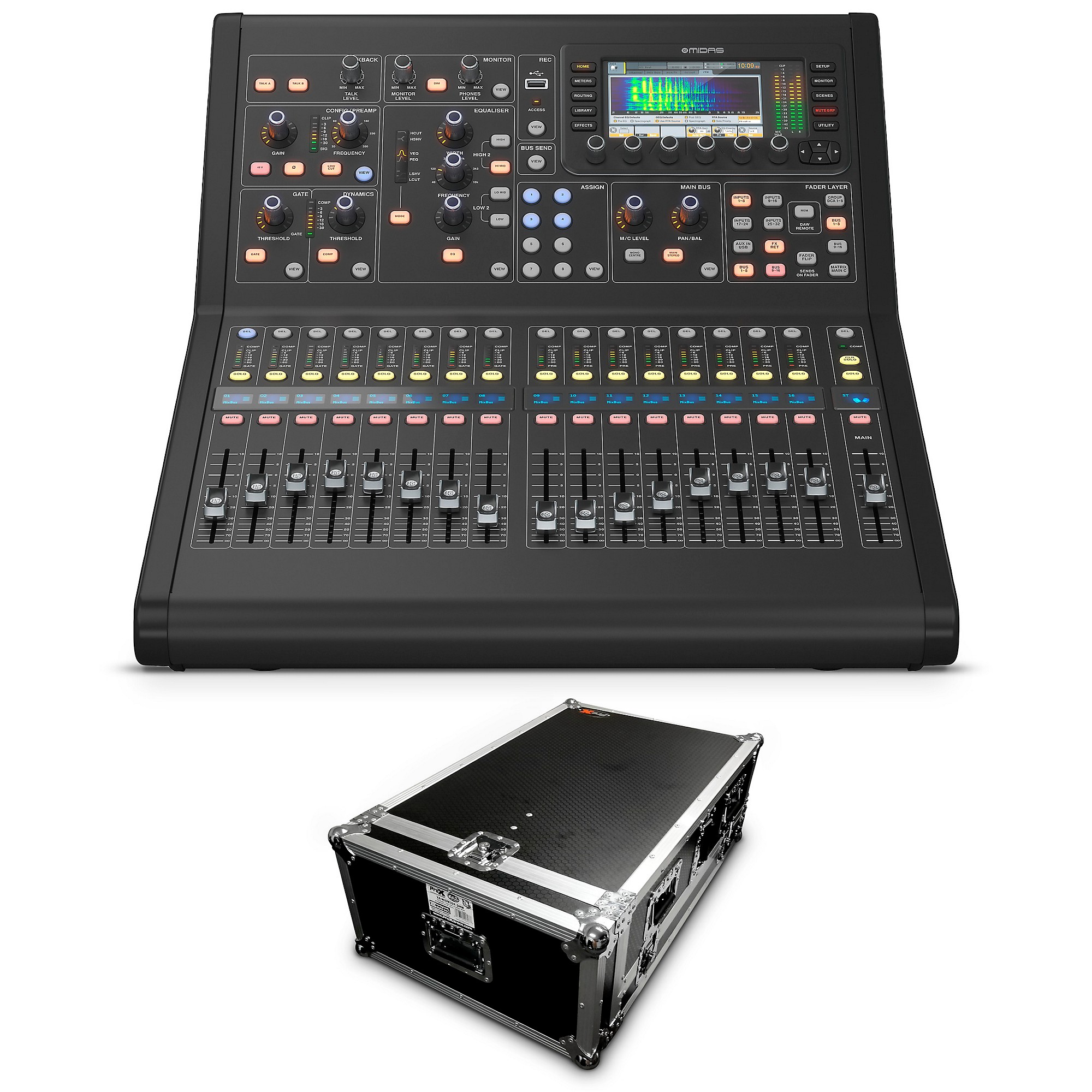 【美品】MIDAS M32R-LIVE デジタルミキサー+ハードケース付 Midas M32R LIVE Digital Mixer With ATA Flight Case | Guitar
