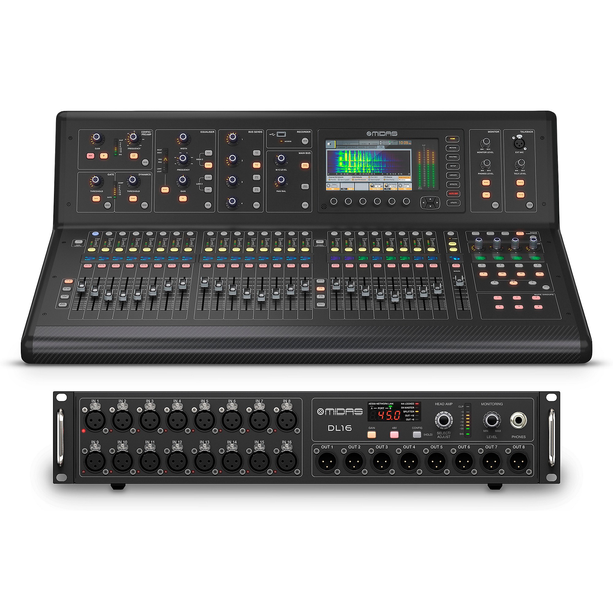 Midas M32 LIVE Digital Mixer Bundle With DL16 Stage Box | Guitar