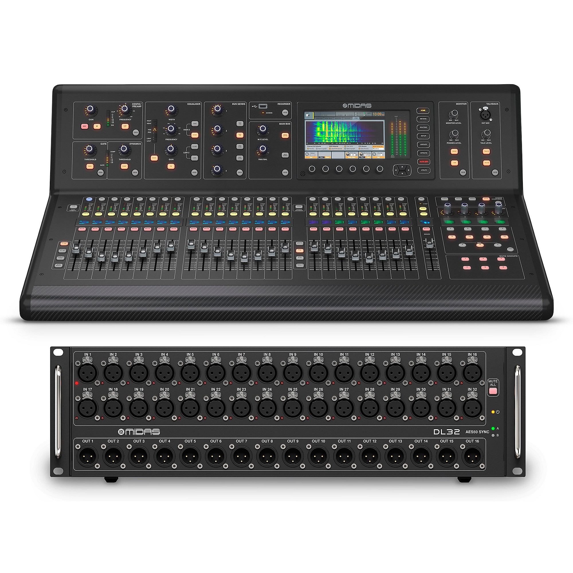 MIDAS マイダス M32 LIVE デジタルミキサー Midas M32 LIVE Digital Mixer Bundle With DL32 Stage Box | Guitar