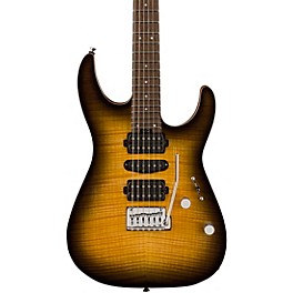 Open Box Charvel MJ DK24 HSH 2PT W Mahogany with Flame Maple Electric Guitar Level 1 Antique Burst