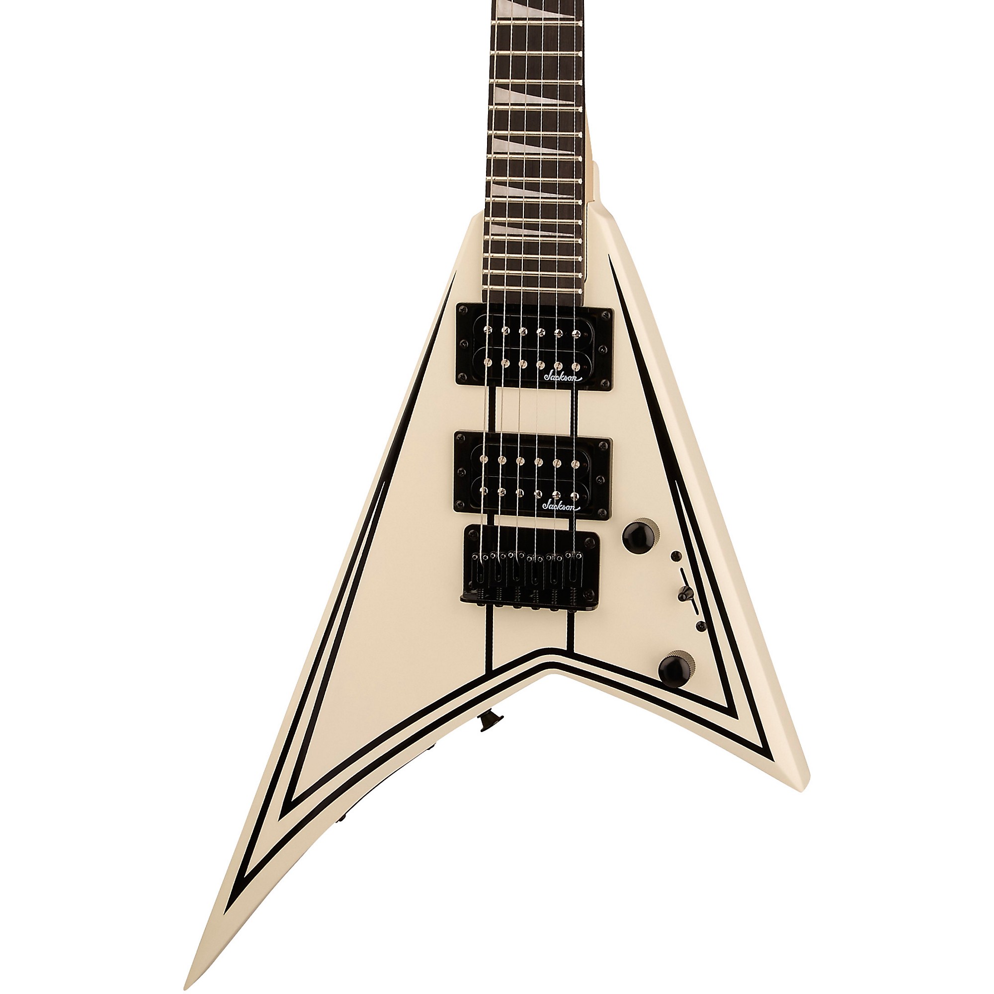 Jackson JS Series RR Minion JS1X Electric Guitar White with Black