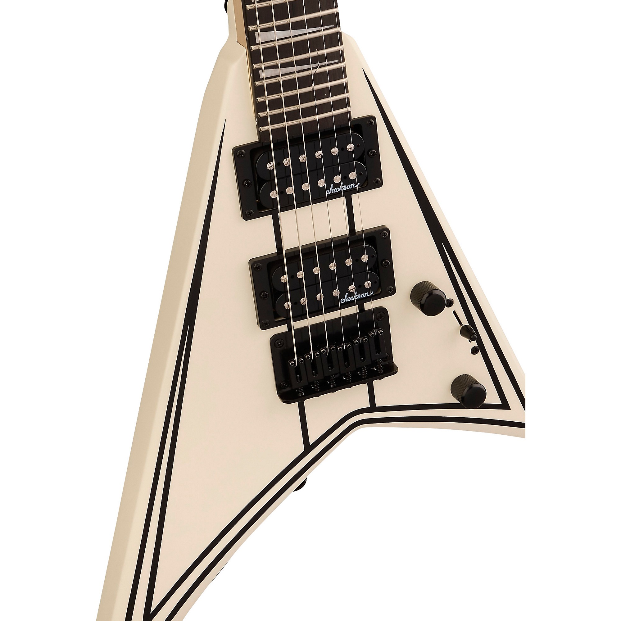 Jackson JS Series RR Minion JS1X Electric Guitar White with Black