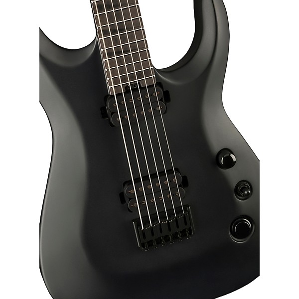 Jackson Pro Plus XT Soloist SLAT HT6 Baritone Electric Guitar Satin Black