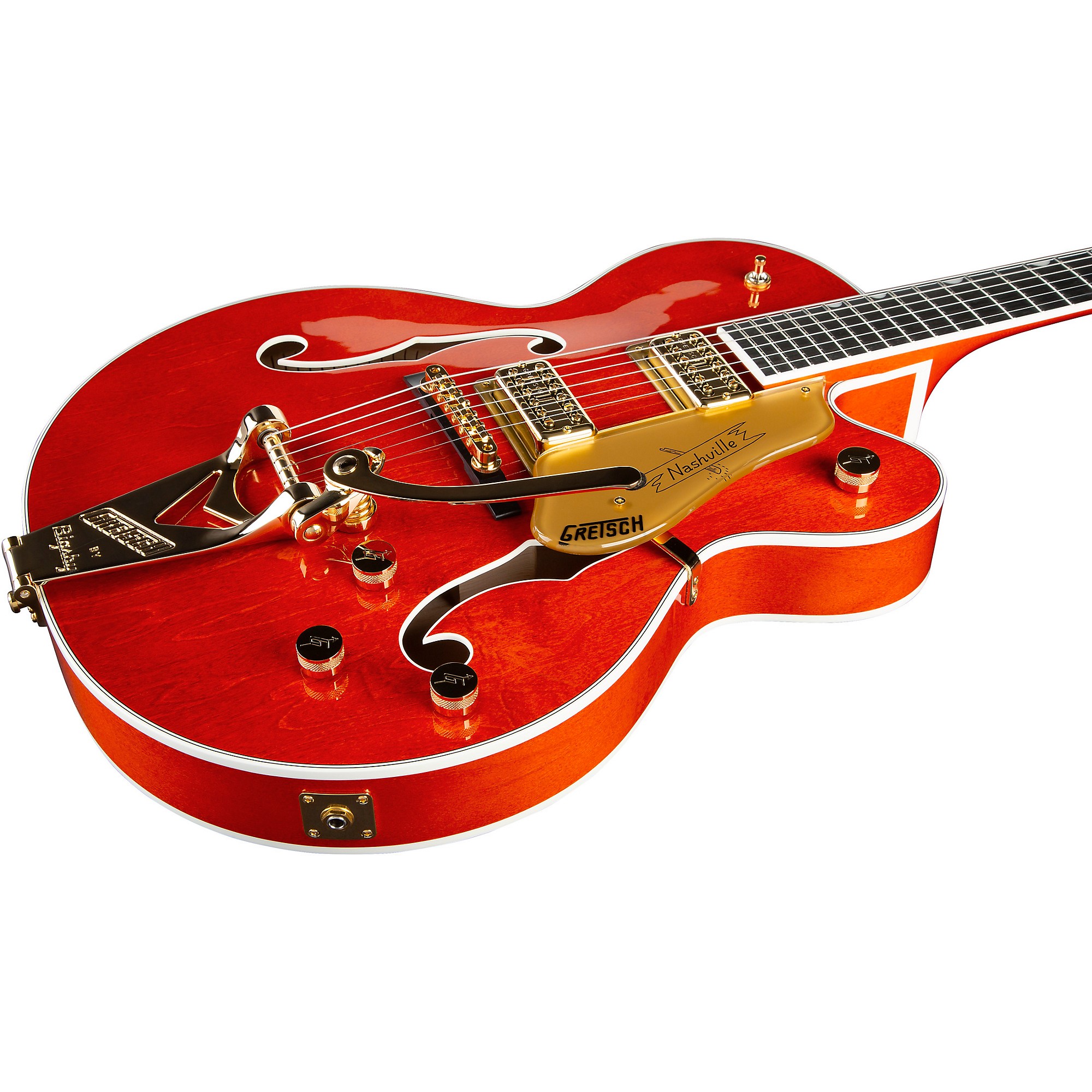 Platinum Gretsch Guitars Nashville Hollow Body with String