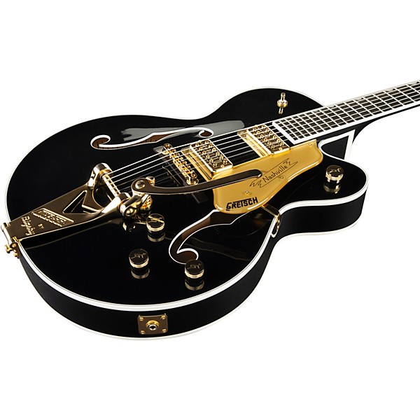 Gretsch Guitars Nashville Hollow Body with String-Thru Bigsby and Gold Hardware Electric Guitar Midnight Sapphire