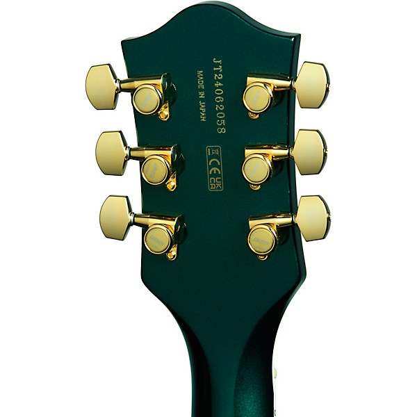 Gretsch Guitars Nashville Hollow Body with String-Thru Bigsby and Gold Hardware Electric Guitar Cadillac Green