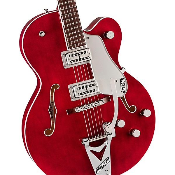 Gretsch Tennessean Hollow Body with String-Thru Bigsby and Nickel Hardware Electric Guitar Deep Cherry Stain