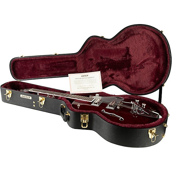 Gretsch Guitars Tennessean Hollow Body with String-Thru Bigsby and Nickel Hardware Electric Guitar Deep Cherry Stain