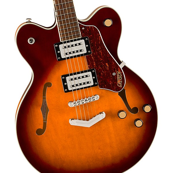 Gretsch G2622 Streamliner Center Block Double-Cut with V-Stoptail Electric Guitar Forge Glow