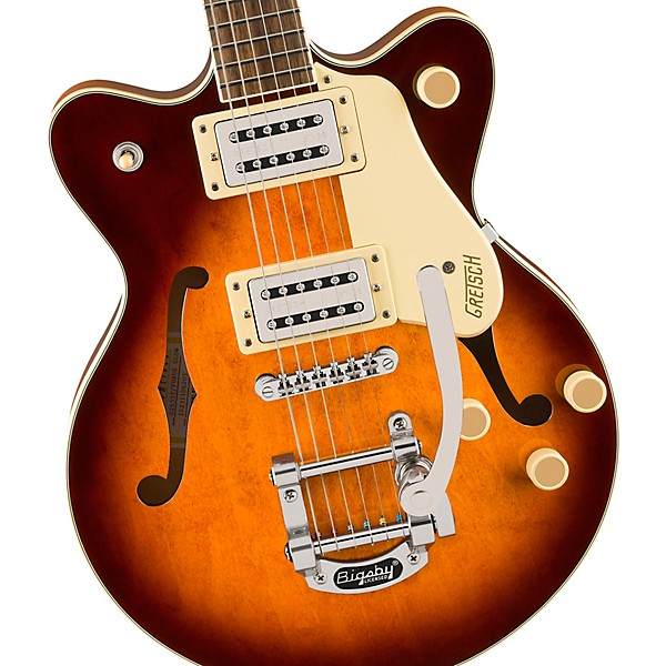 Gretsch G2655T Streamliner Center Block Jr. Double-Cut with Bigsby Electric Guitar Forge Glow