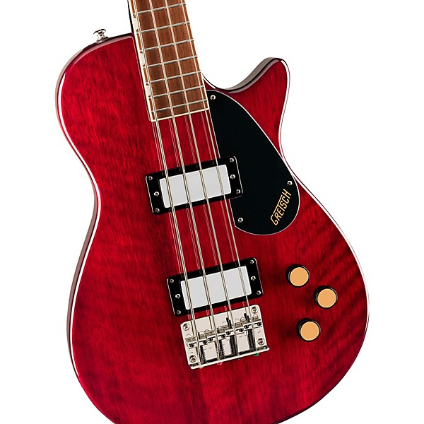 Gretsch Guitars Streamliner Jet Club Bass Single-Cut Short-Scale Bass Walnut Stain