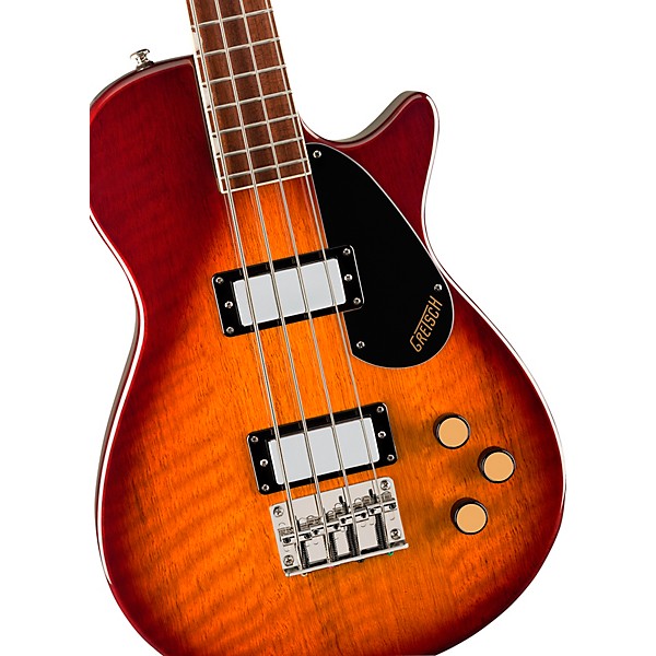 Gretsch Guitars Streamliner Jet Club Bass Single-Cut Short-Scale Bass Havana Burst