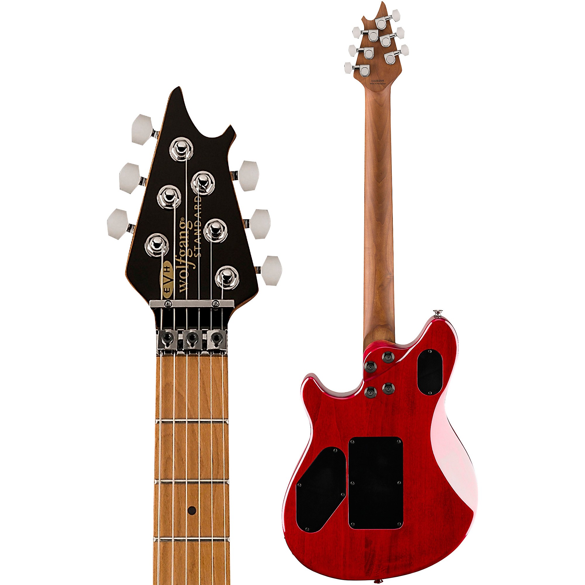 EVH Wolfgang WG Standard レッド 赤 EVH Wolfgang WG Standard QM Electric Guitar Wine Red