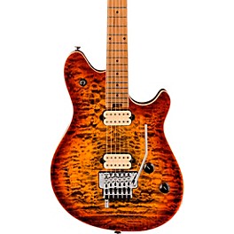 EVH Wolfgang Special QM Baked Maple Fingerboard Electric Guitar Tiger Eye Glow