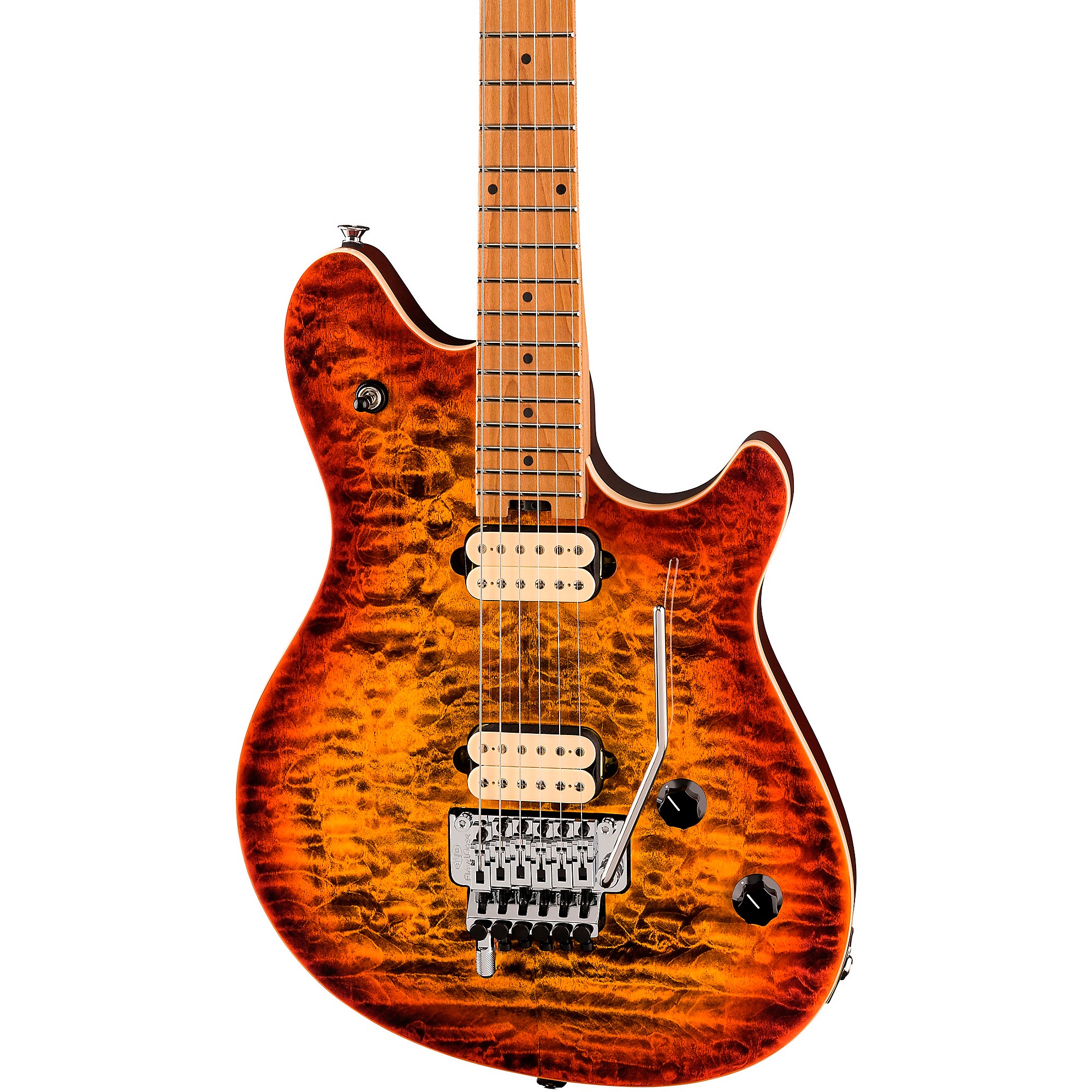 EVH Wolfgang Special QM Baked Maple Fingerboard Electric Guitar Tiger Eye  Glow | Guitar Center