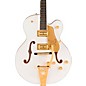 Gretsch Falcon Hollow Body with String-Thru Bigsby Electric Guitar White thumbnail