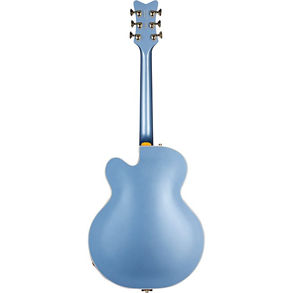 Gretsch Guitars Falcon Hollow Body with String-Thru Bigsby Electric Guitar Cerulean Smoke