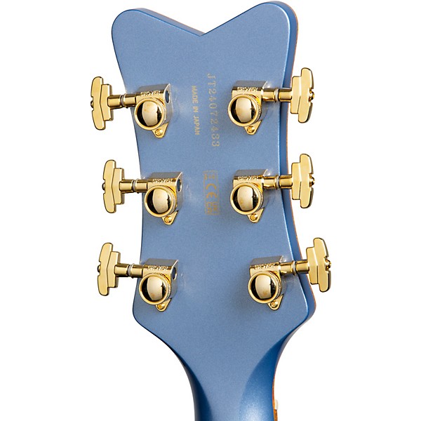 Gretsch Guitars Falcon Hollow Body with String-Thru Bigsby Electric Guitar Cerulean Smoke